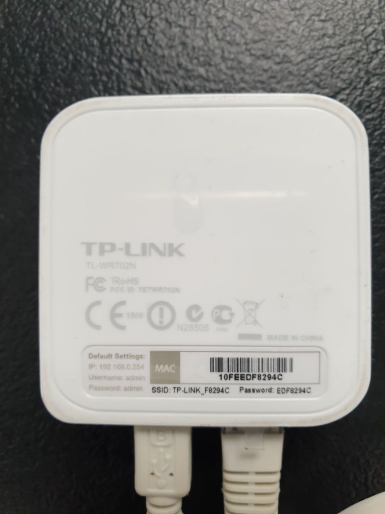 TP Link model TL-WR702N