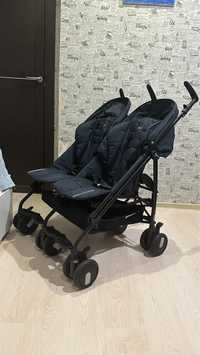 Коляска peg perego pliko mini twin для двійні, двійнят, близнецов