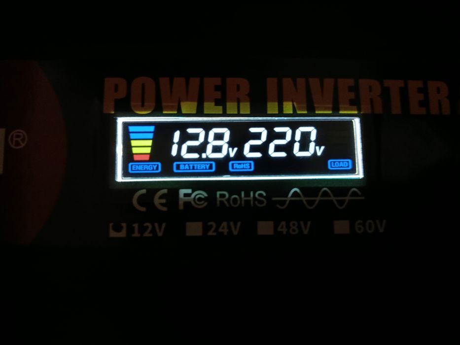 Инвертор преобразователь 12В 220 3500W перетворювач напруги