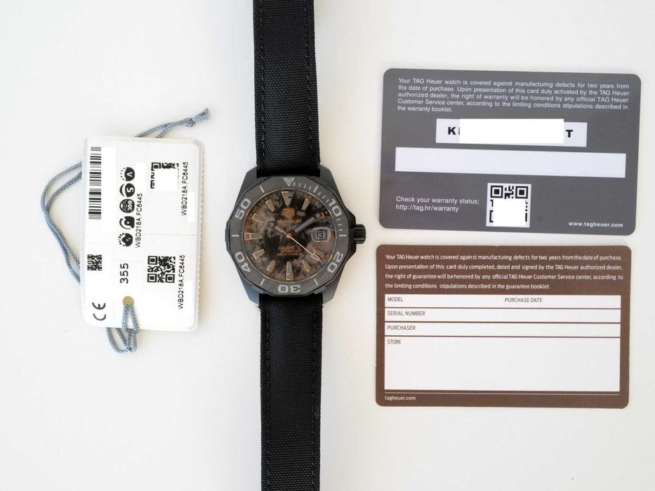 TAG Heuer Aquaracer Calibre 5 Titanium Carbon Limited Edition 41mm