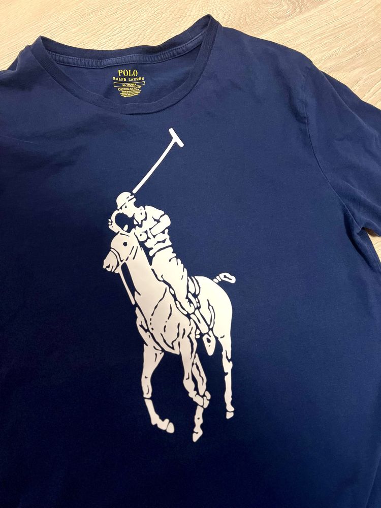Granatowa męska koszulka tshirt Polo Ralph Lauren M