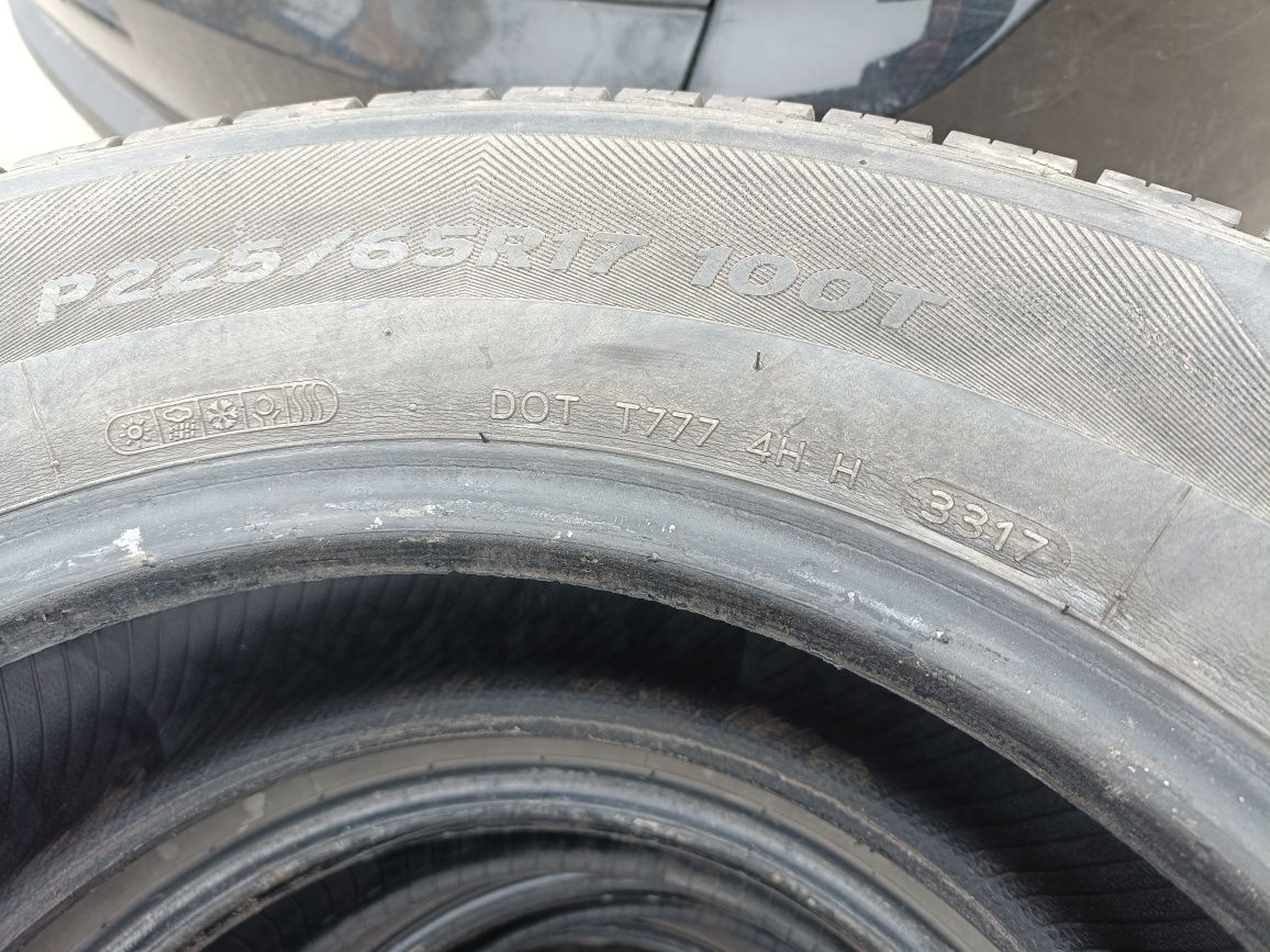 Резина 1шт hankook R17 225/65 m&s всесезонканка Америка Хенкук