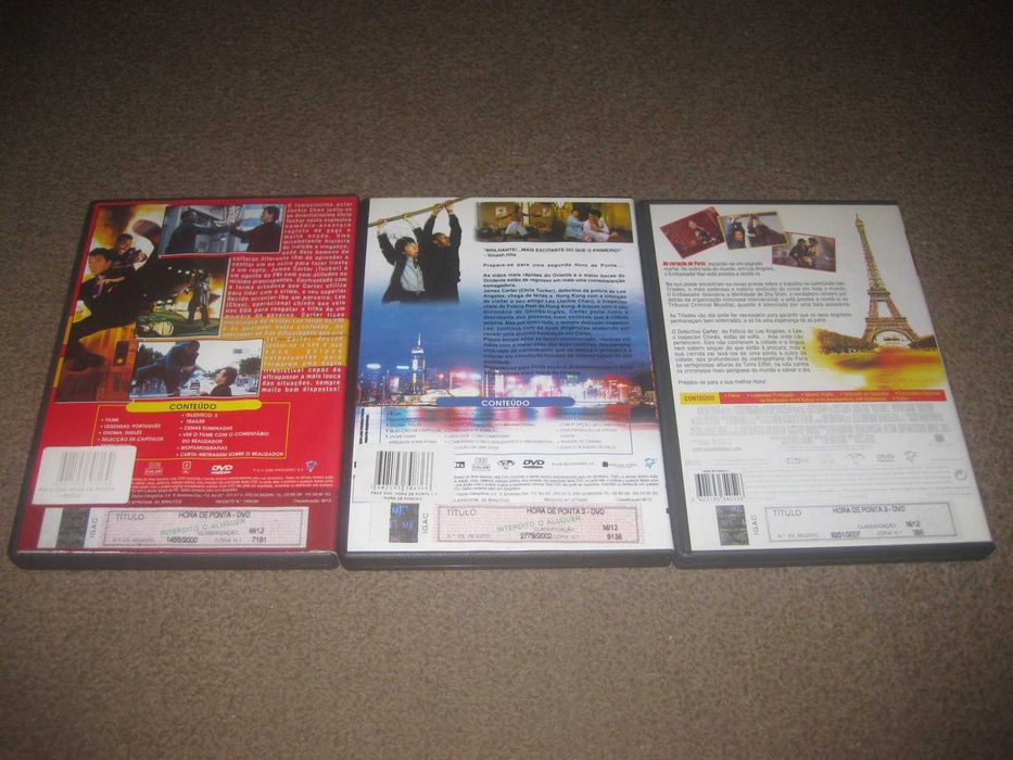 Trilogia em DVD "Hora de Ponta" com Jackie Chan