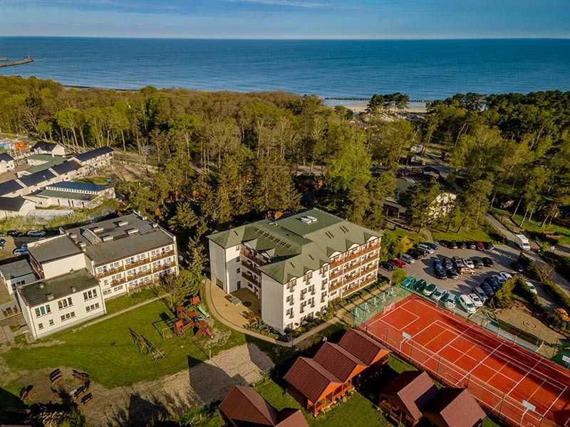 Domki i hotel nad morzem, DARŁÓWKO 120 metrów od plaży!