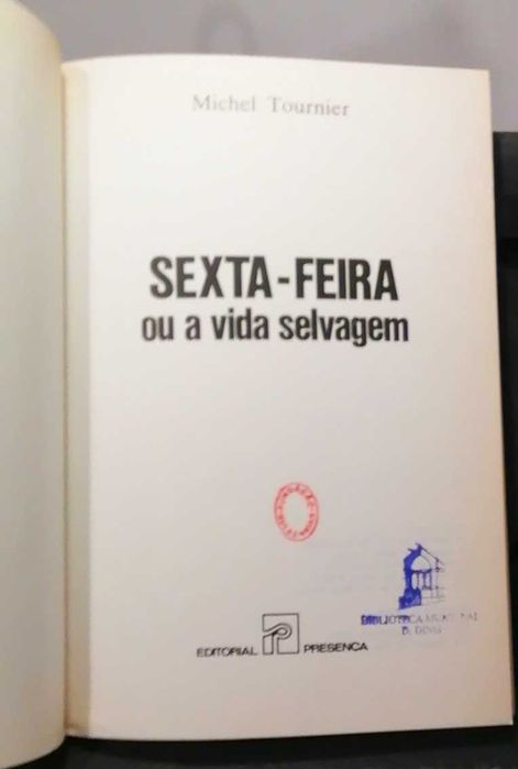 Sexta-Feira ou a Vida Selvagem, de Michel Tournier