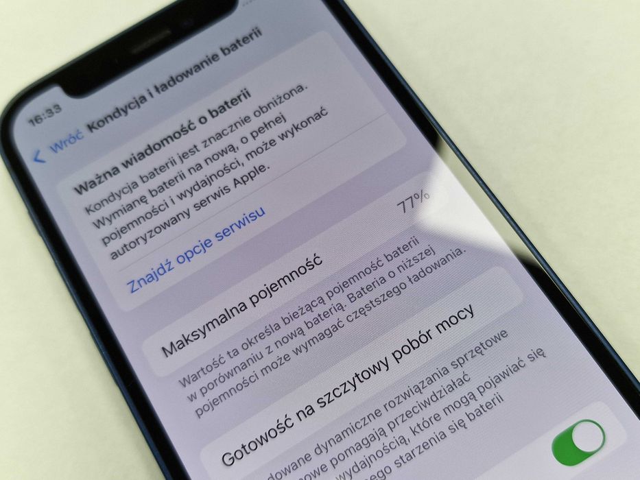 Iphone 12 Mini 64GB/ Blue/ Bat 77%/ Grade A-/ Gwarancja + ładowarka