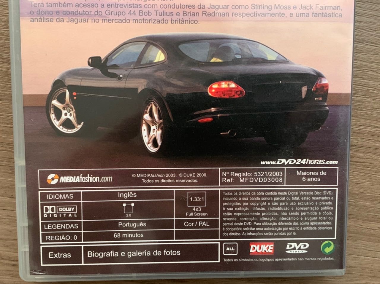 3 DVD grandes marcas mundo automóvel - jaguar, Mercedes benz e Porsche