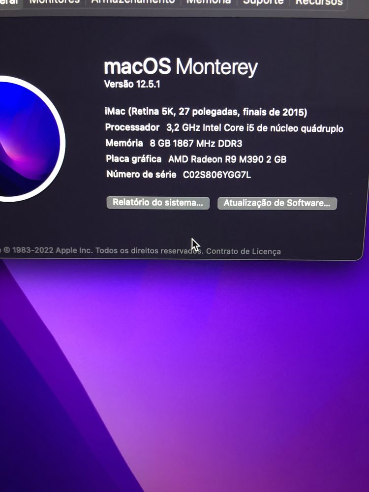 Imac 27” 5k late 2015 imaculado