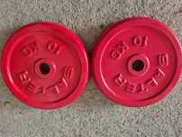 Conjunto de alteres de 10 kg cada