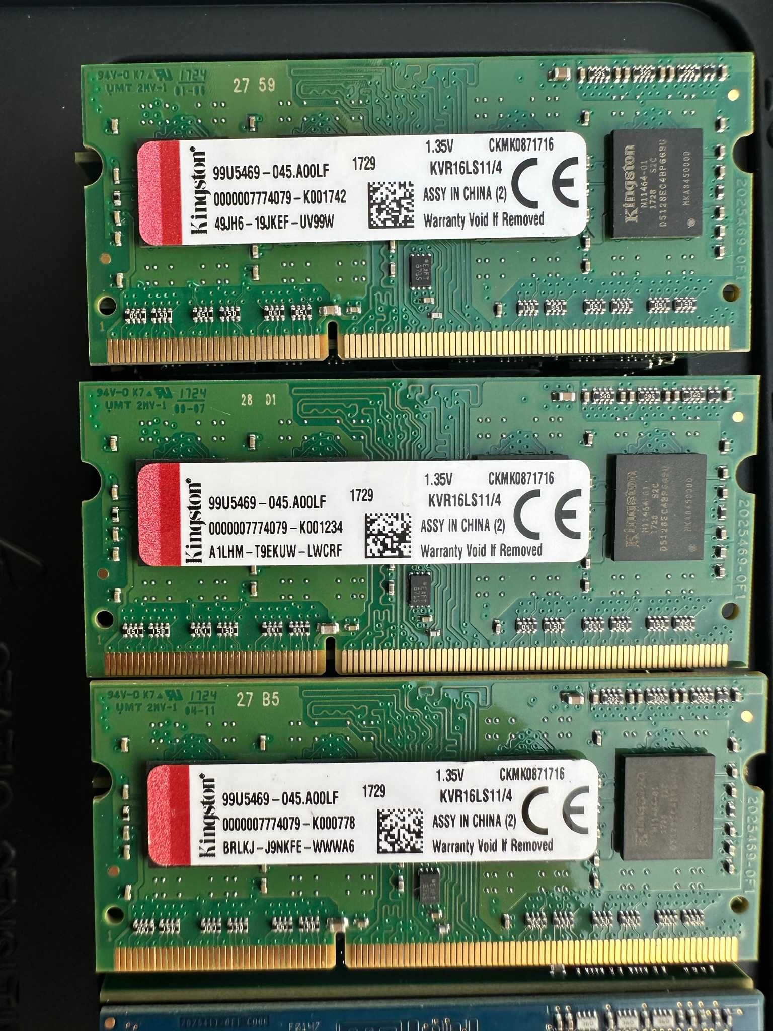 Опт Лот 20шт DDR3 PC3 PC3L 4gb 1.5 1.35v 1333| 1600 пам'ять So-Dimm