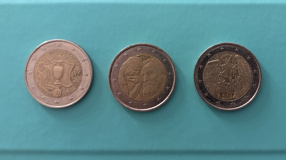 Moedas 2€ França (varias)