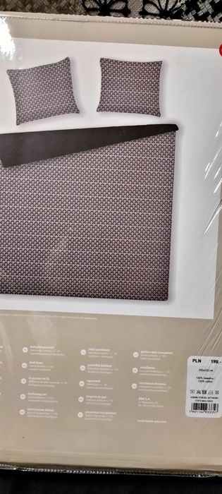 Pościel satynowa 200x220, 2 poszewki 70x80