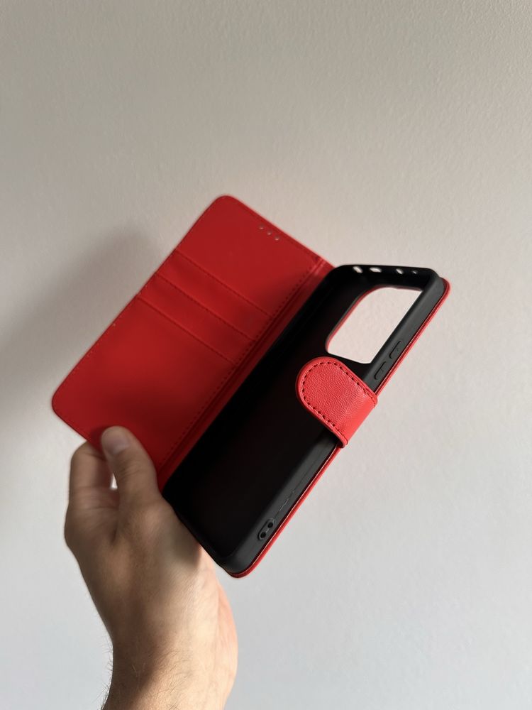 Etui z klapką zamykane skórzane do XIAOMI REDMI NOTE 14 / 14 4G