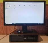 Komputer HP Elite 8300 z SSD 256GB, 16GB RAM + Monitor  DELL