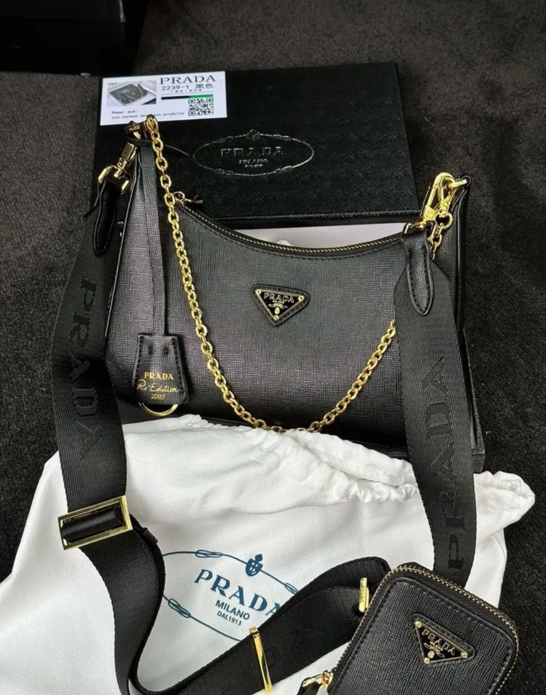 Torebka damska LUXUSOWA PRADA