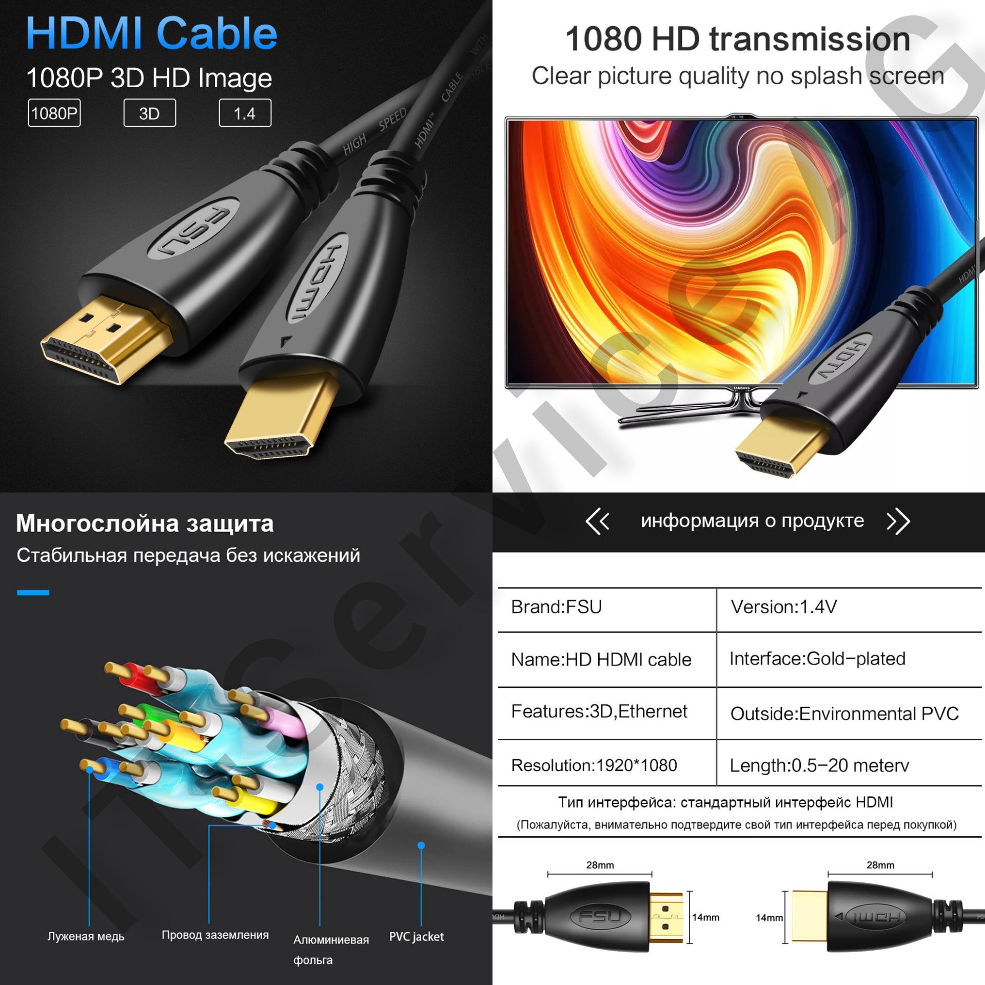 кабель адаптер Wi-Fi Bluetooth HDMI VGA DVI DisplayPort