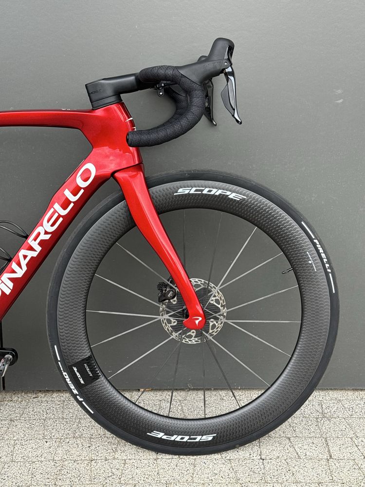 Pinarello Dogma F Starry Red Custom Dura Ace Di2 Scope Artech Disc 54