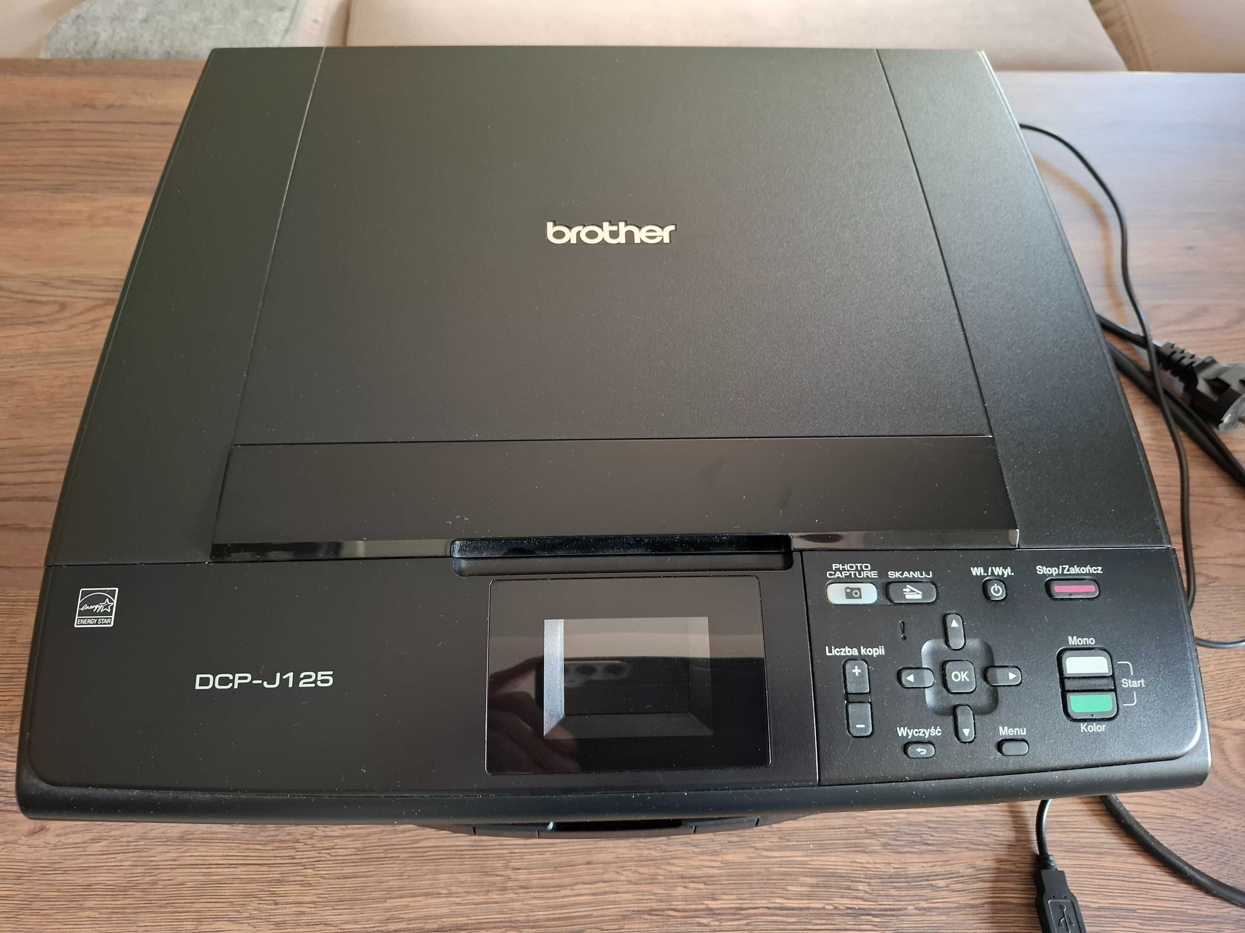 Drukarka Brother DCP-J125 plus tusze
