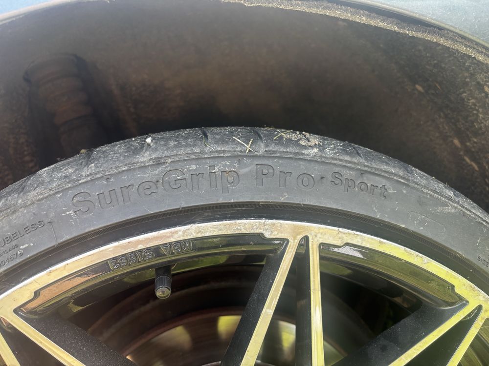 Felgi MAM B2 BFP 19 5/112+opony 225/35R19 Audi VW Mercedes