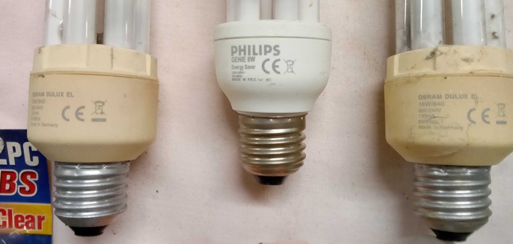 Lâmpadas novas e diversas, todo o lote (nº 11) por 5€