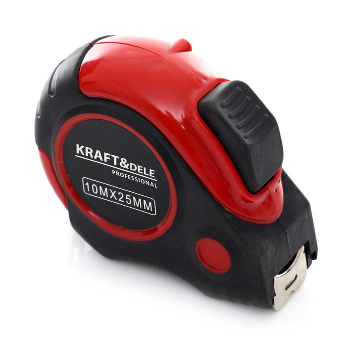 METRÓWKA MIARKA MIARA ZWIJANA Taśma Miernicza Gumowa Blokadą 10M x16mm