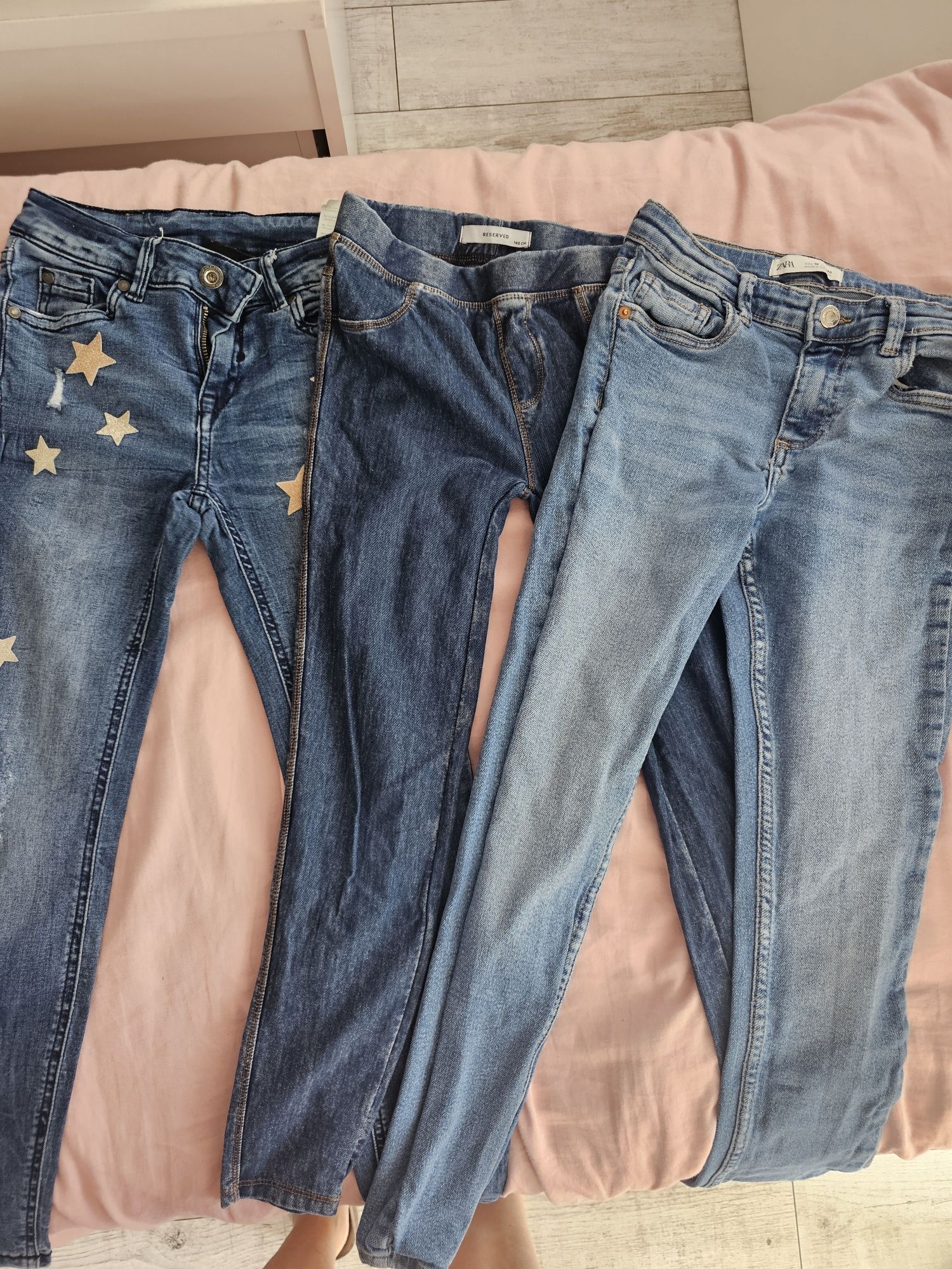 Paka Calvin Klein, zara, DKNY,reserved, 4F 134/140 "2,5zł za szt."
