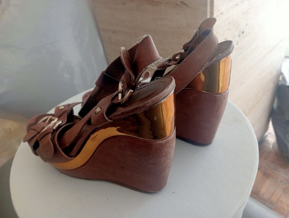 Sandálias Lanidor pele genuína 36