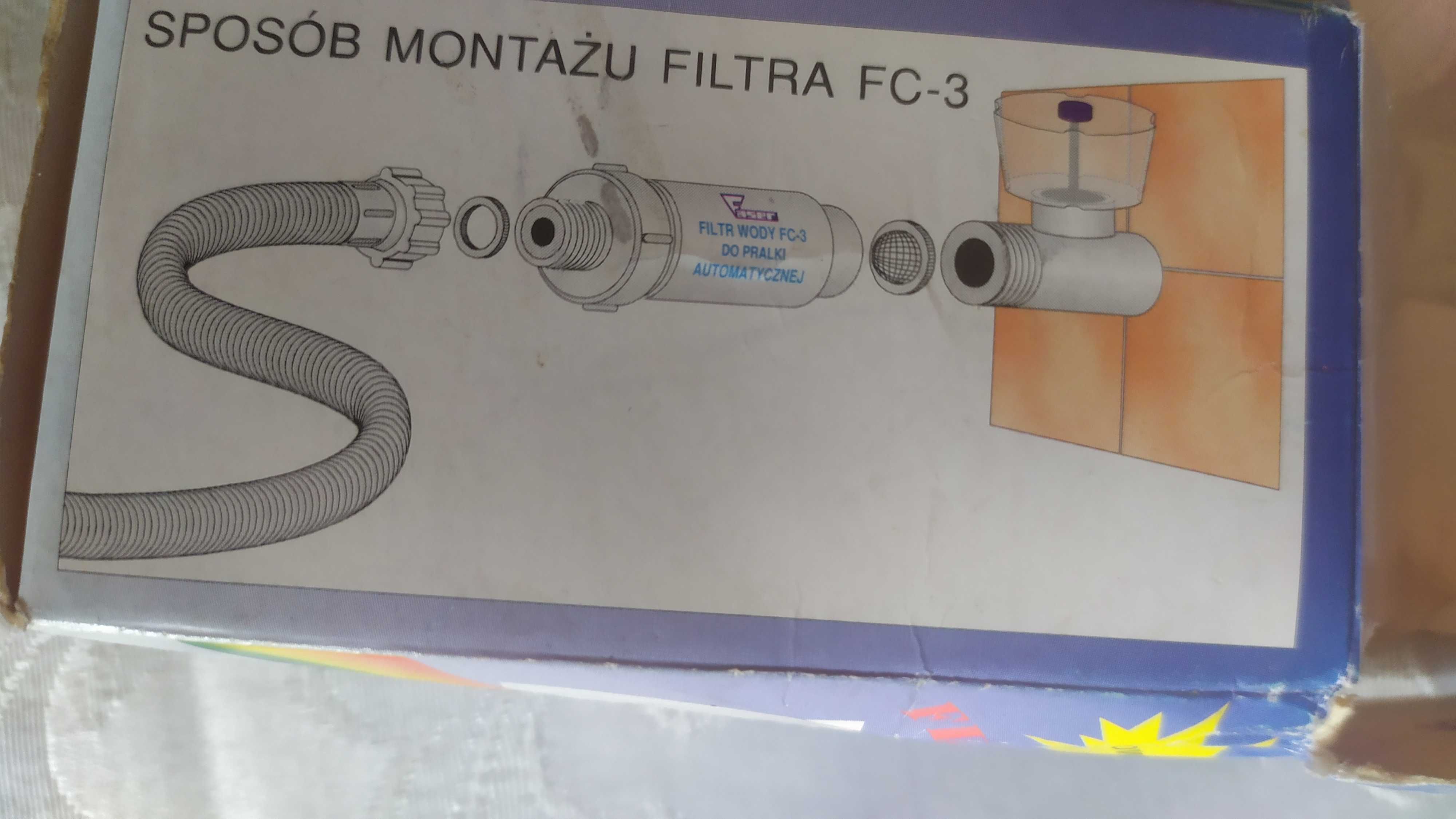 Nowe filtry- 2 szt. do pralki automatycznej FC-3, z 1995 roku