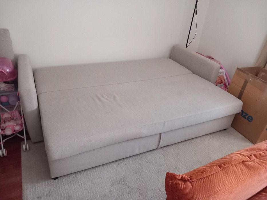 Sofá cama ikea Friheten 3 lugares bom estado
