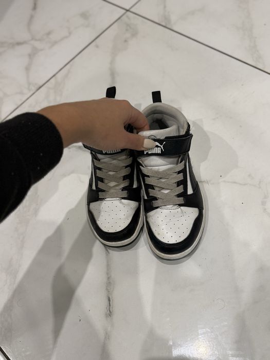 Демісезонні кросівки чобітки пума puma 19 см оригінал чорні