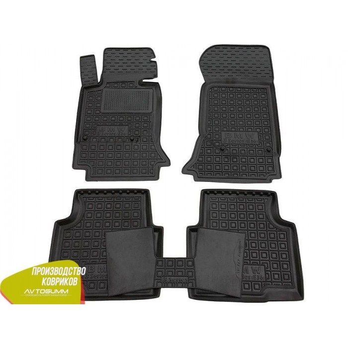 коврики BMW E34 E46 F10 X5 X1 X3 E90 E91 F30 автогум в салон резиновые