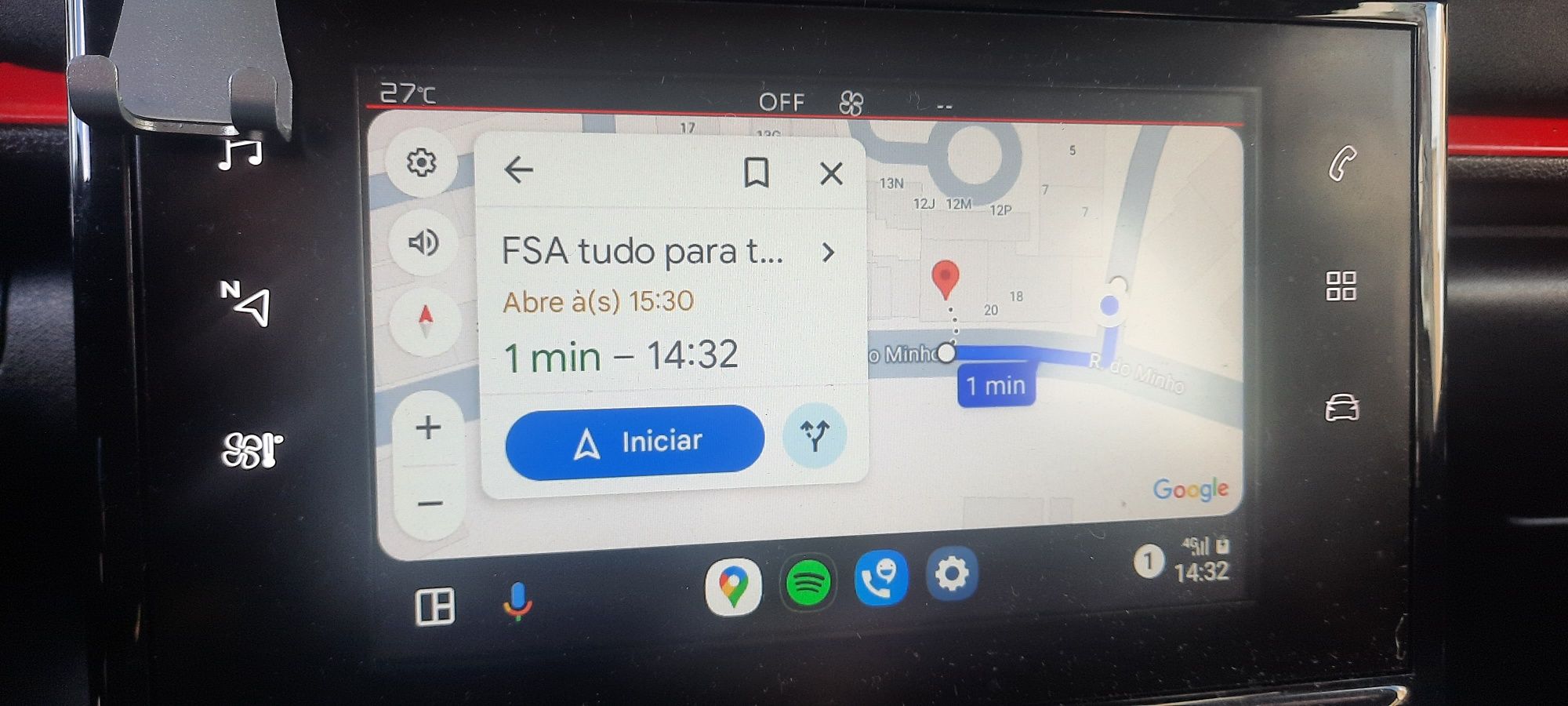 Cabo Type C compatível com Android auto