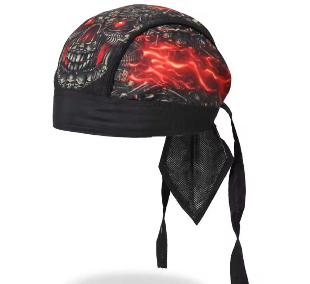 Bandana chusta na głowe dla motocyklisty