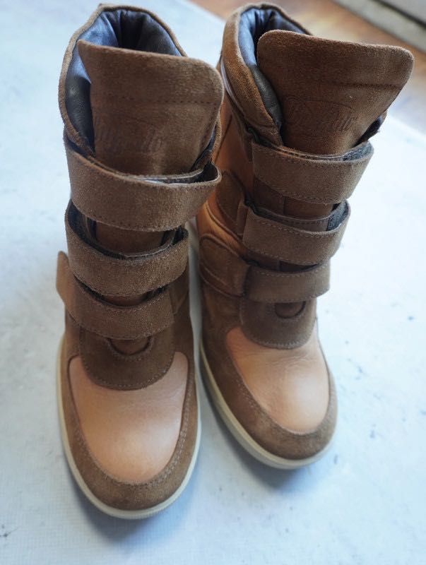 Koturny wedges botki 00s y2k bimbo lolita jak marant platforma buffalo