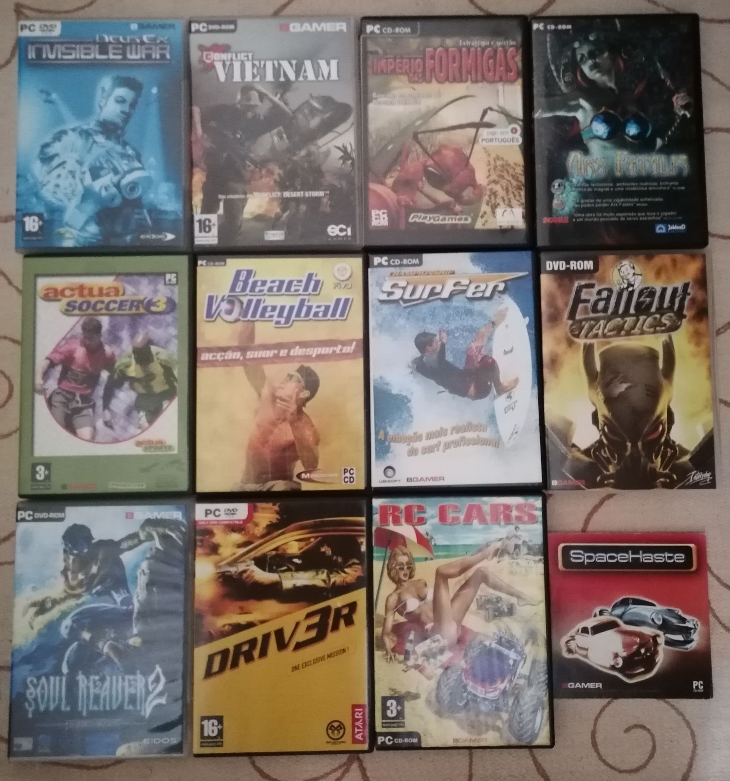 Jogos para PC, CD e DVD
