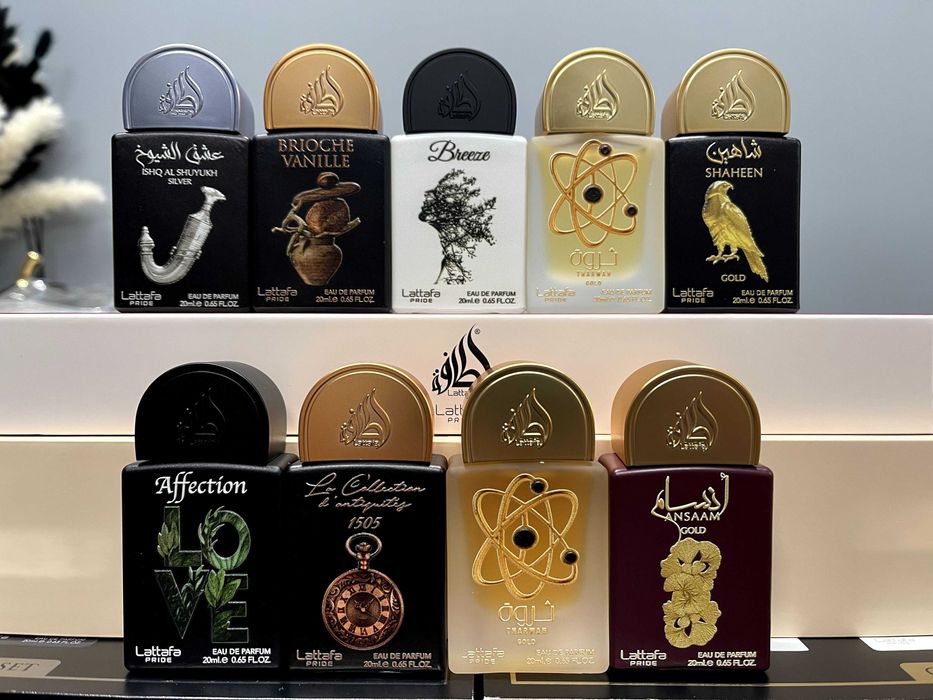 Мініатюри арабських парфумів Lattafa Pride 20 мл та Fragrance World 50
