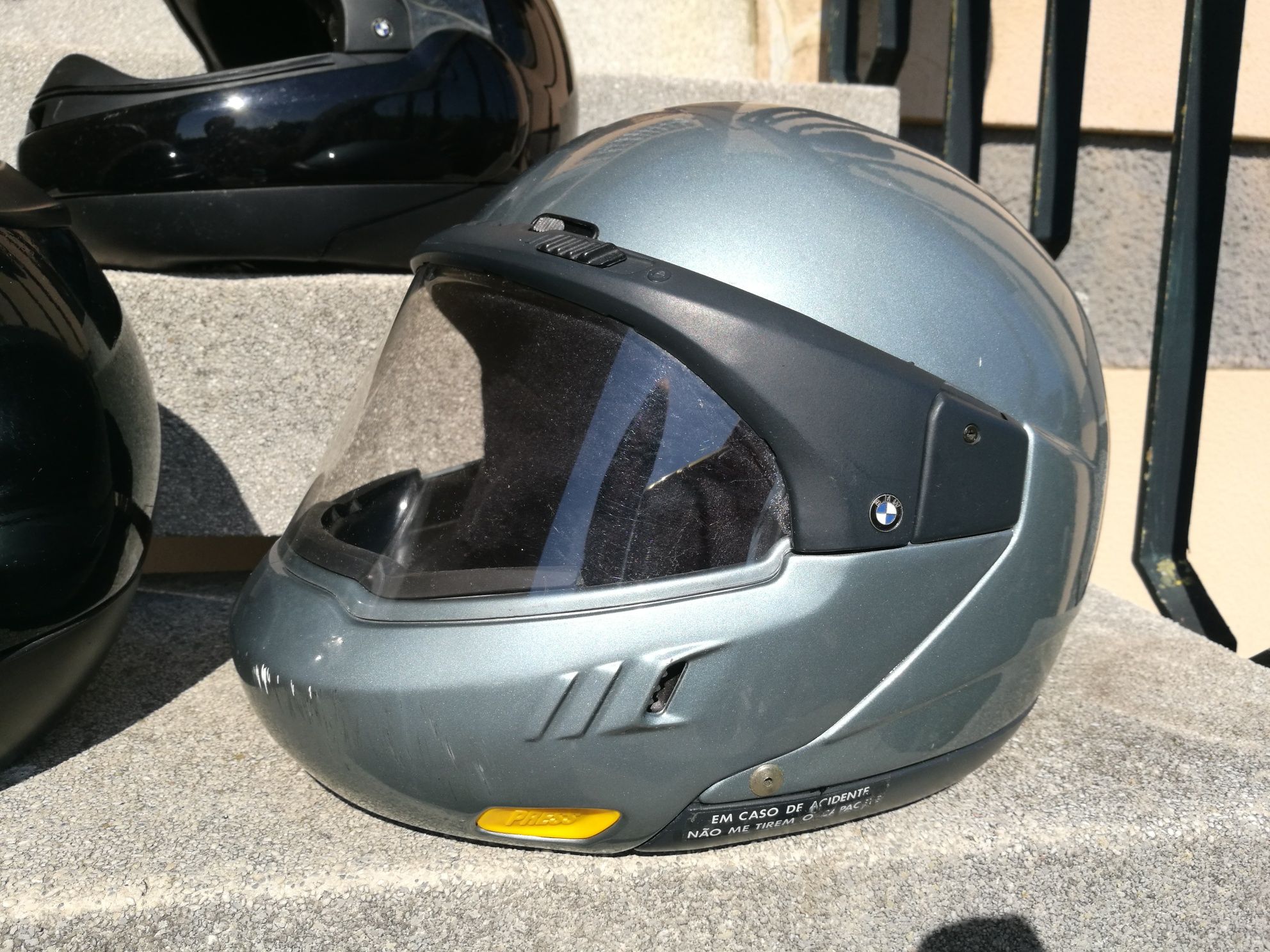 2 Capacete BT GNR Porsche Design BMW original vintage p venda ou troca