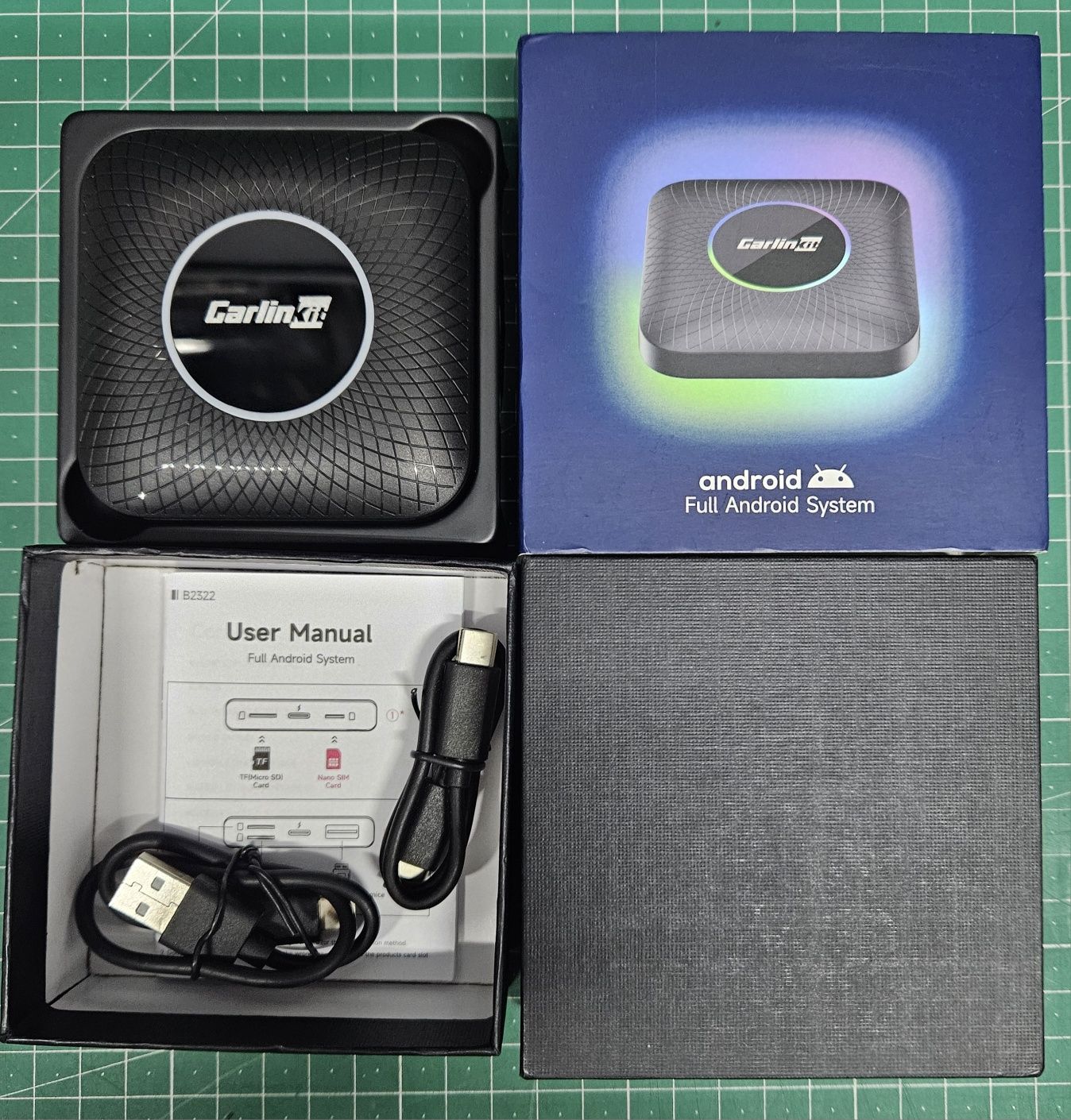 Car Smart box multimidia car play android auto wifi.