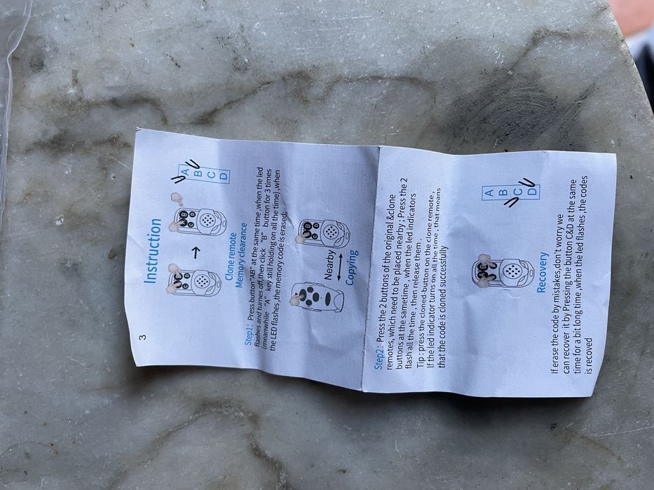 5 comandos programaveis