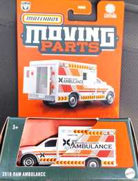 Matchbox RAM Ambulance 2016 N + Range Rover 1975 Moving Parts