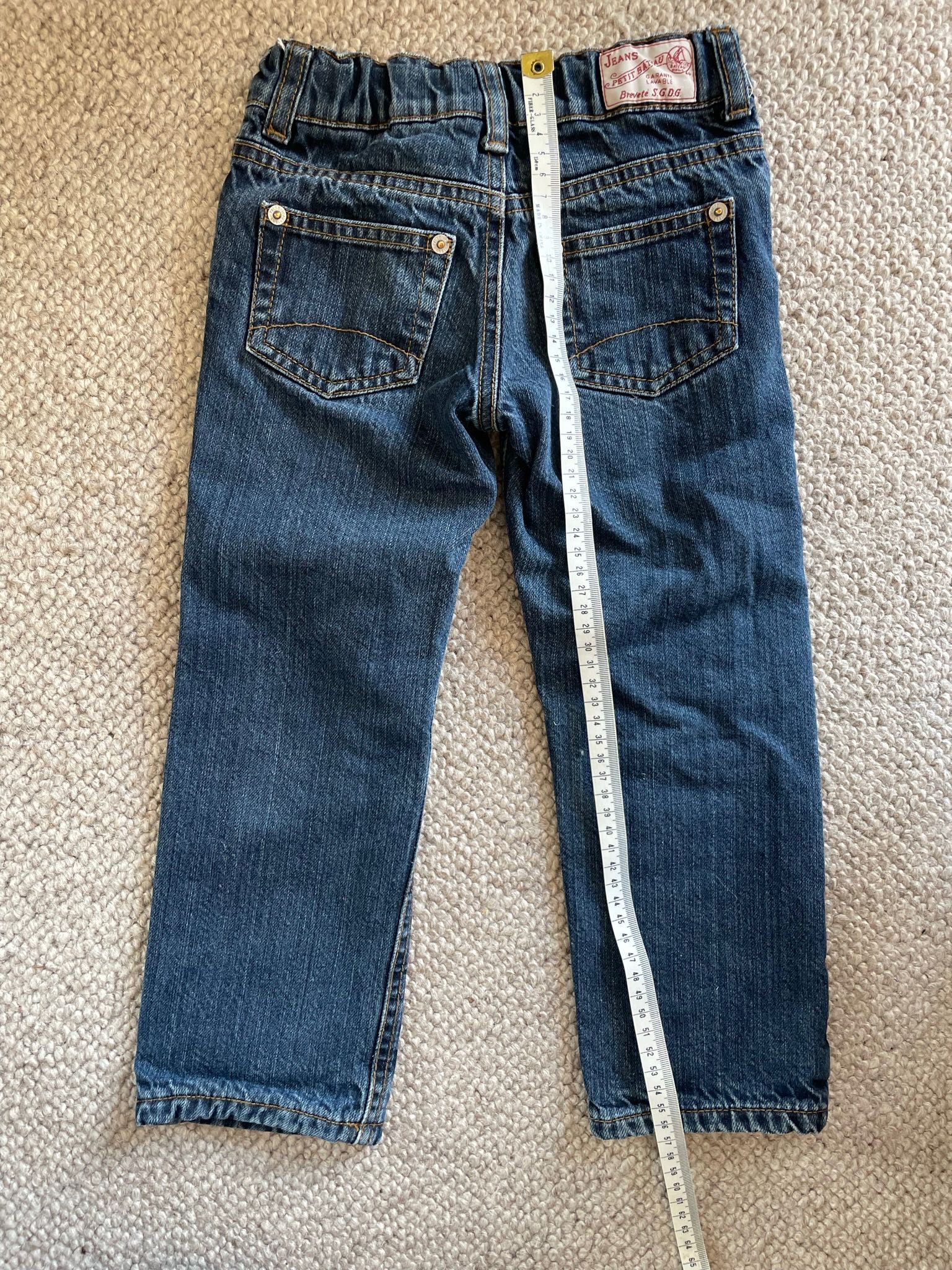 Petit Bateau jeansy spodnie 104 cm