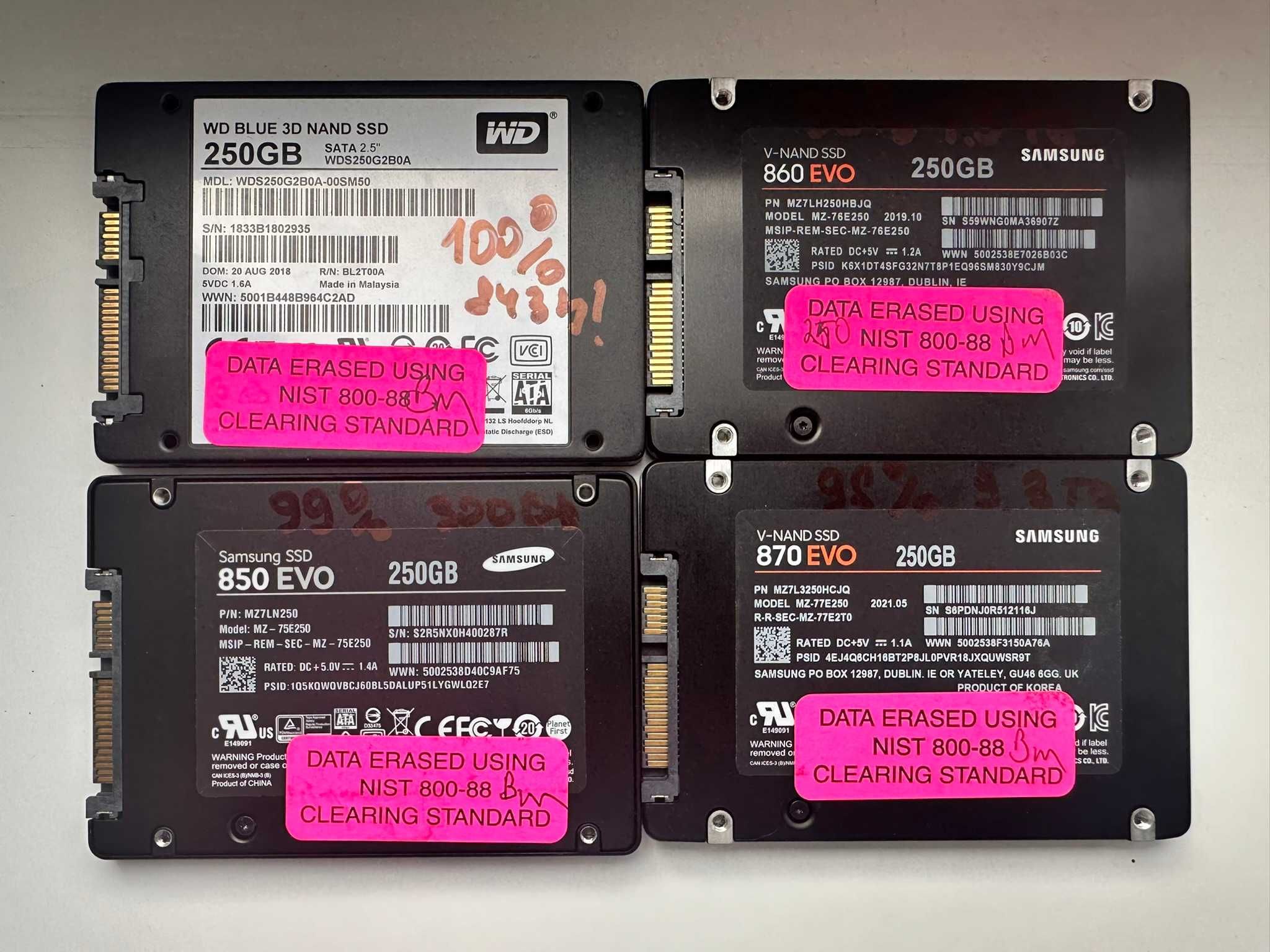 SSD 128|256gb|500gb|1tb Samsung- MLС/TLC |Evo|Pro  240|250|512gb|1TB