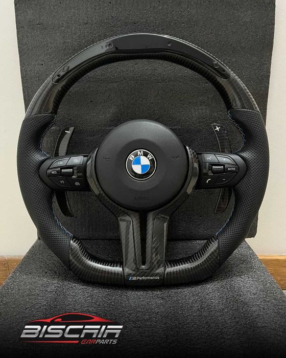 Volante BMW Carbono com LED Display | M Performance