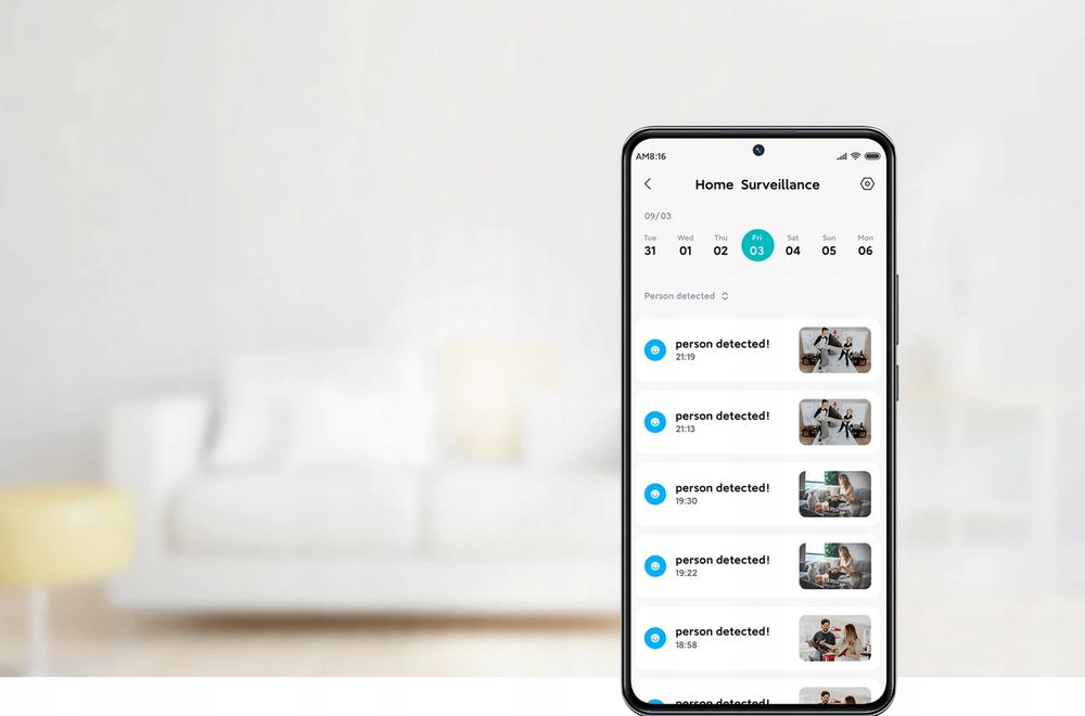 xiaomi mi smart camera c200 2mp opis wifi obrót 360° z noctowizją hd