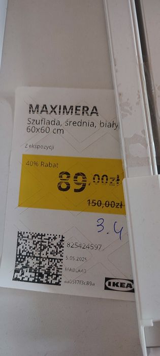 Maximera szuflada Ikea