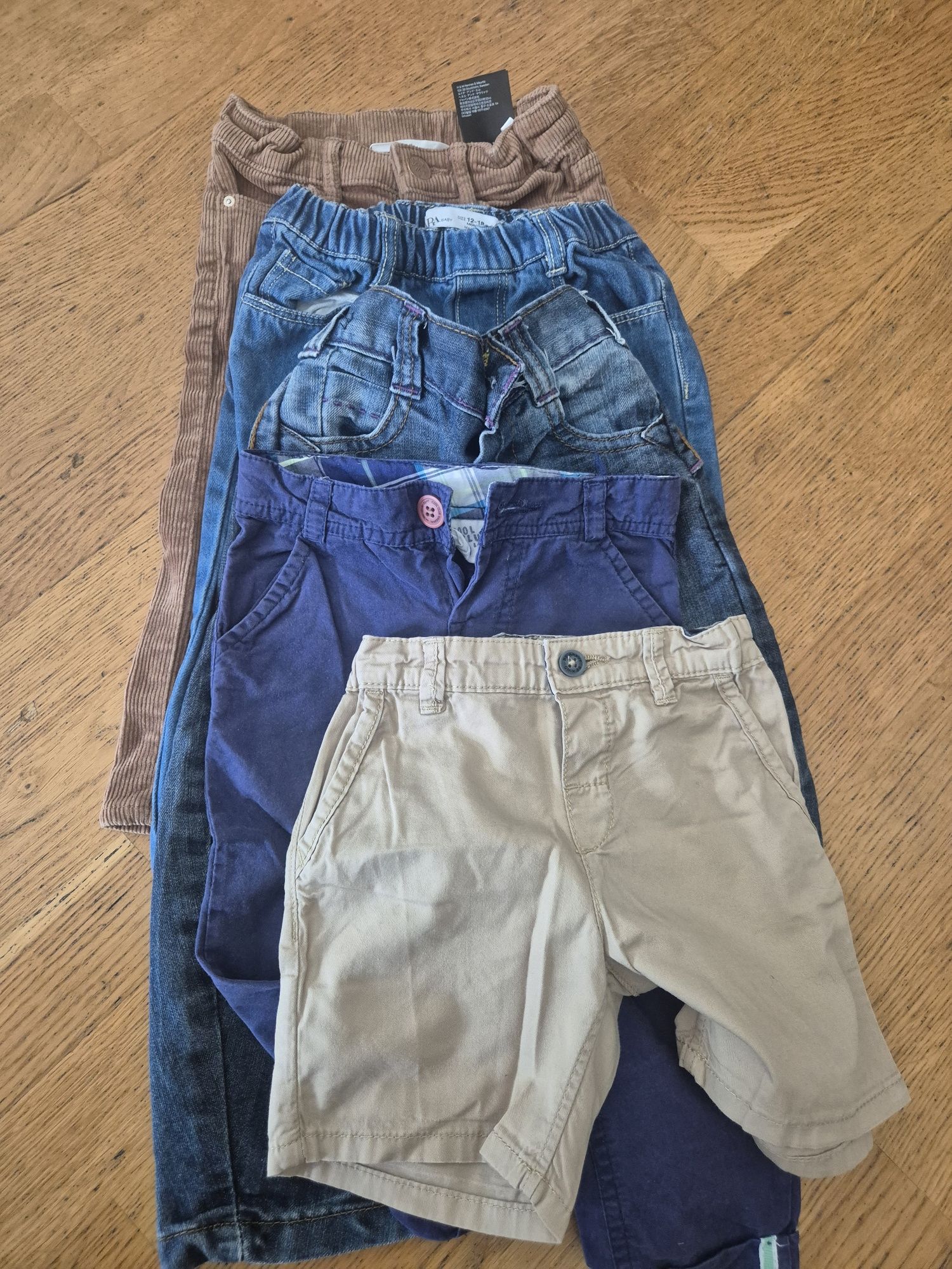 Spodnie rozmiar 80 Zara, h&m itp
