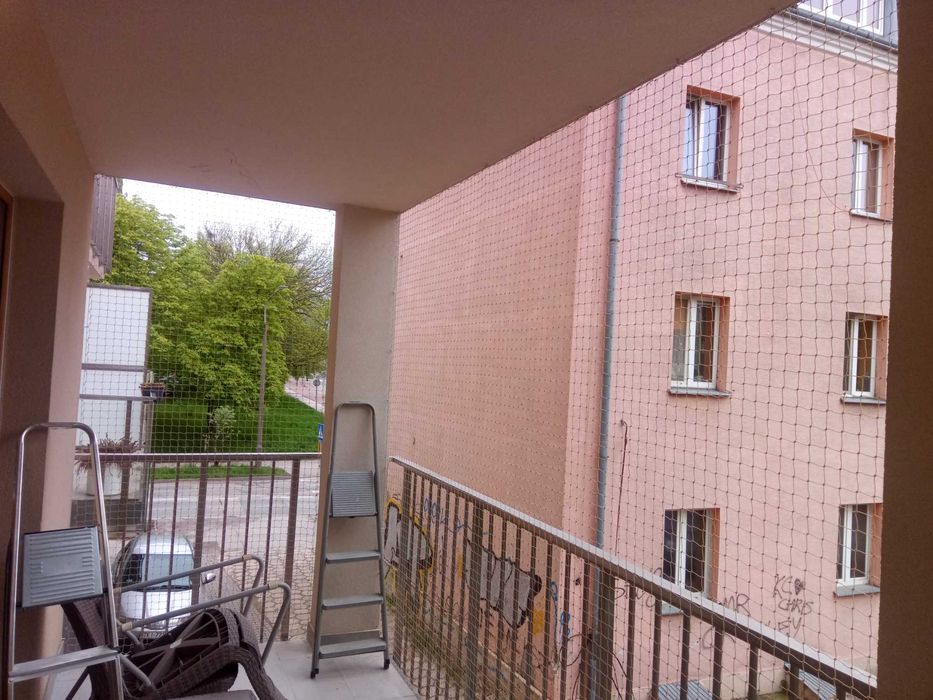 Siatka dla kota, przeciw ptakom, siatka balkonowa, woliera balkonowa