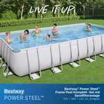 Bestway 56475 Piscina Retangular 732 x 366 x 132 cm