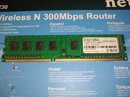 Оперативна пам'ять Exceleram 2GB PC3-10666 CL9-9-9-24 1.50V DDR3