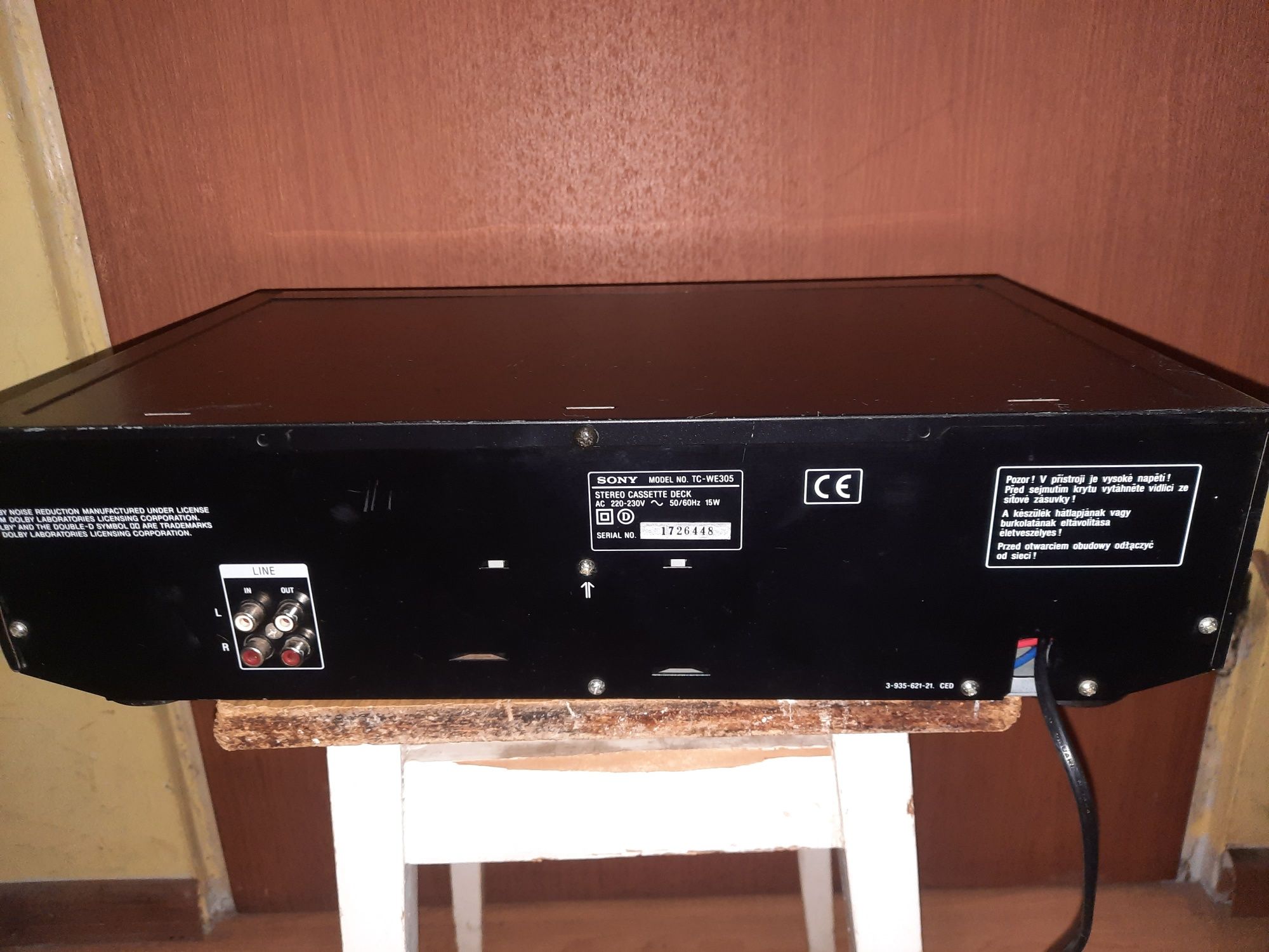 Sony stereo cassete deck Tc-We305